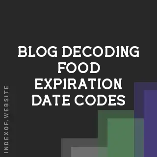 Decoding Food Expiration Date Codes: How to Read A164 24164/2 Z1 | Logo - Indexof